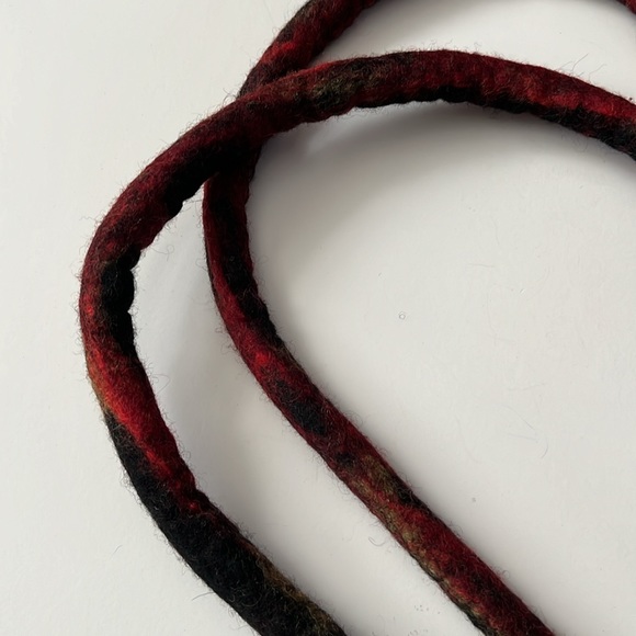 Rising Tide Felted Wool Purse Planets Black - Picture 5 of 14